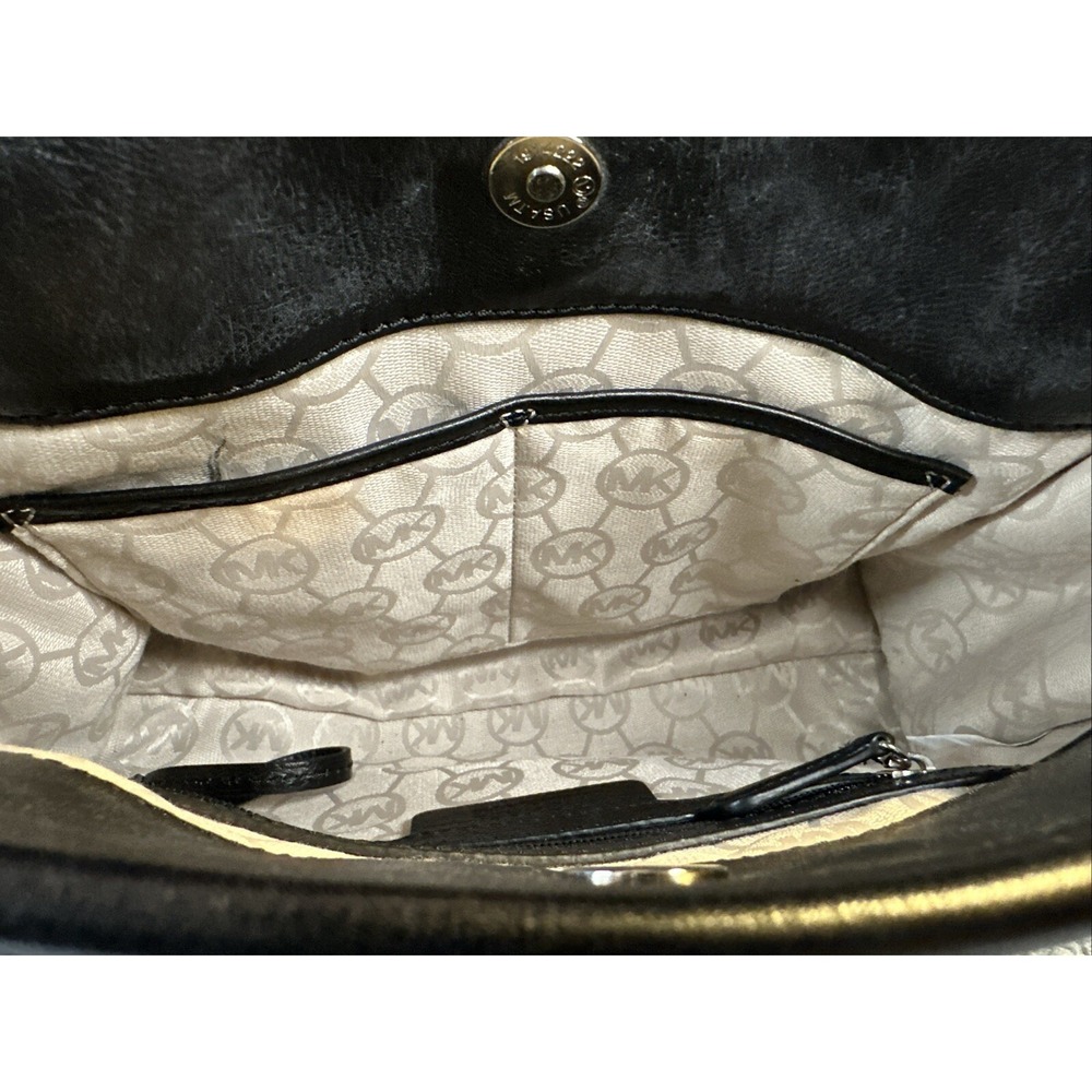 Michael Kors Hamilton Cowhide Leather Handbag Purse READ - Picture 12 of 15